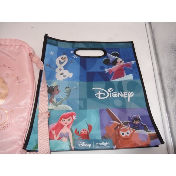 Disney Parks Bibbidi Bobbidi Boutique Drawstring Backpack Bag & Disney Tote Set - Picture 8 of 16